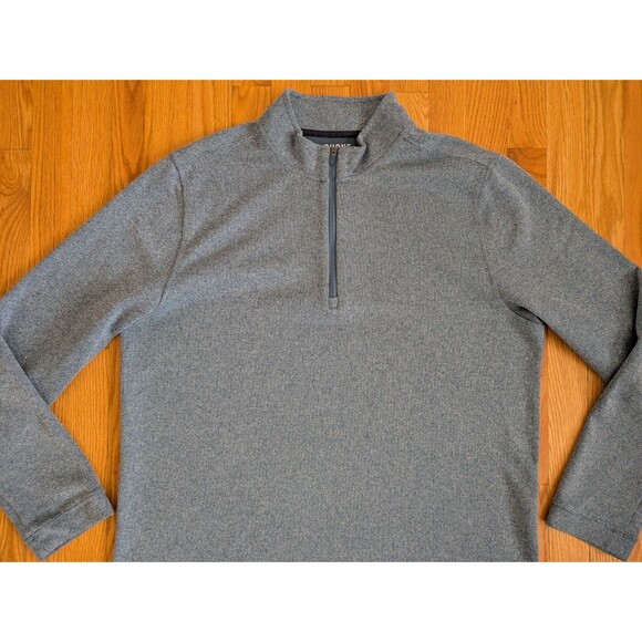 Rhone Commuter 1/4 Zip Mens XL Grey Pullover Preppy Sweater Comfort Tech - Picture 5 of 9
